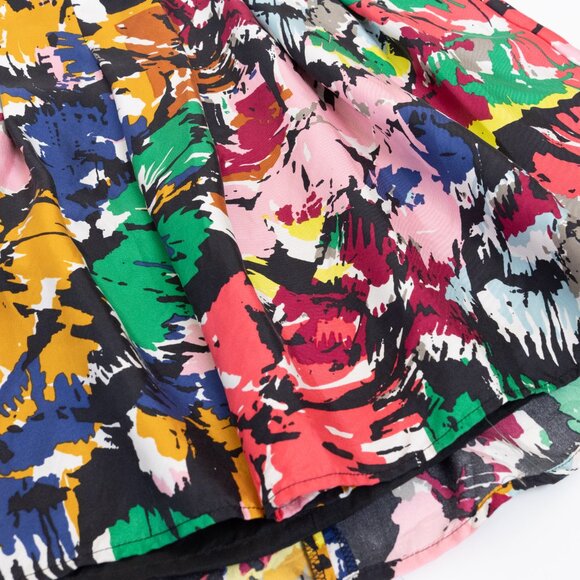 J. Crew Floral Midi Dress, Multicolor, Size 2 - Picture 9 of 13